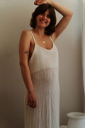 Esme Dress Heavyweight White