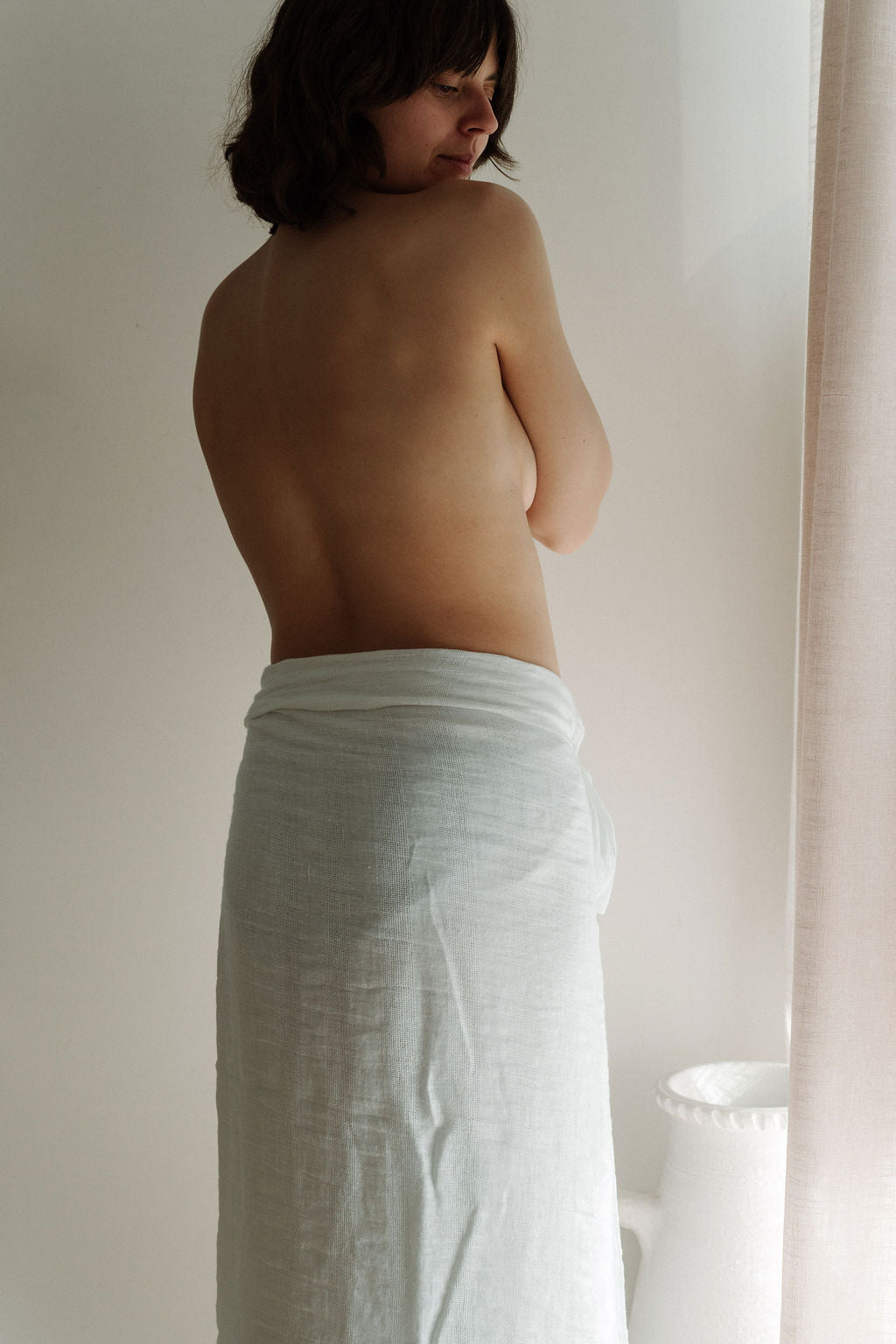 Ophelia Sarong White