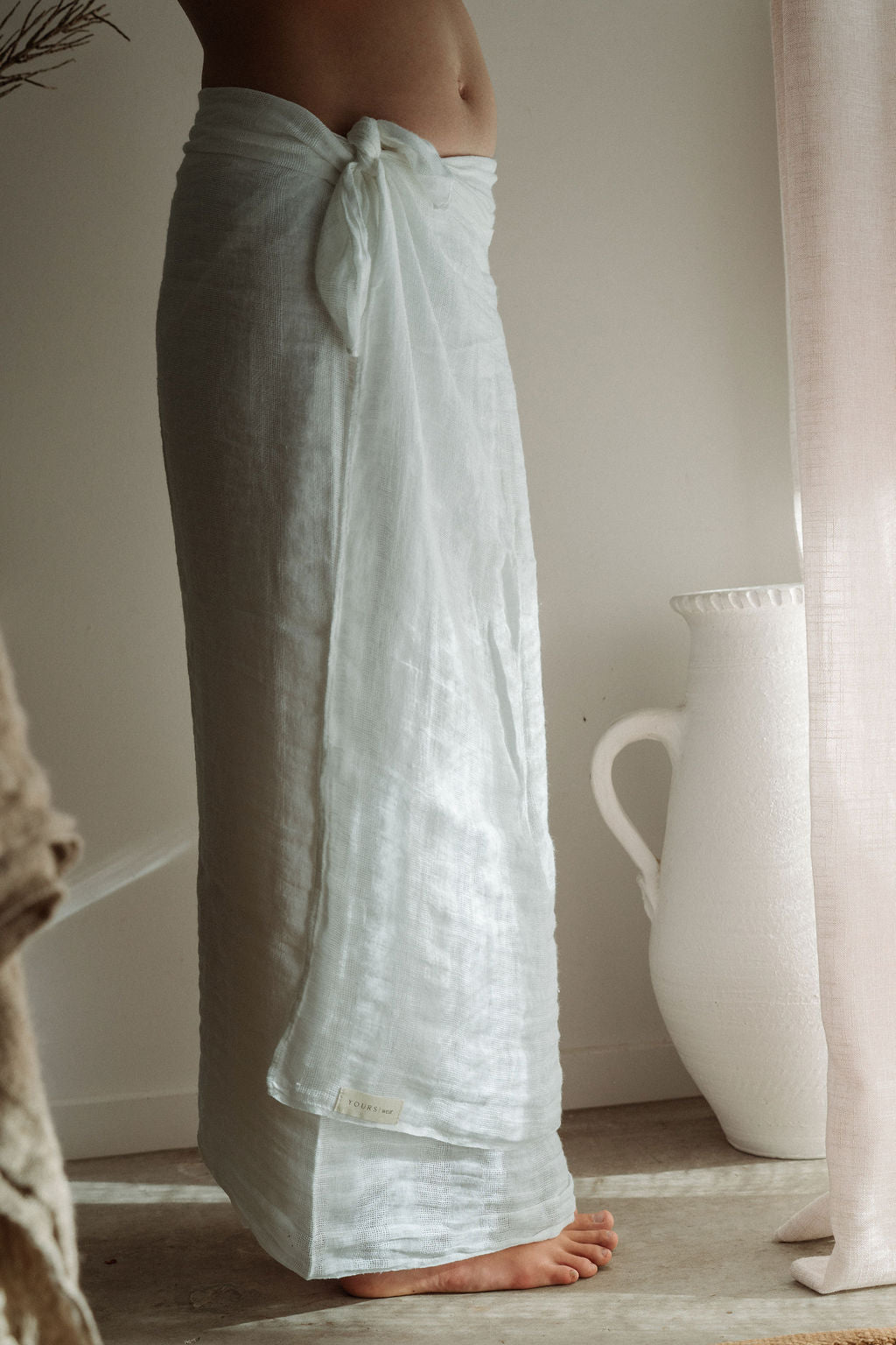 Ophelia Sarong White