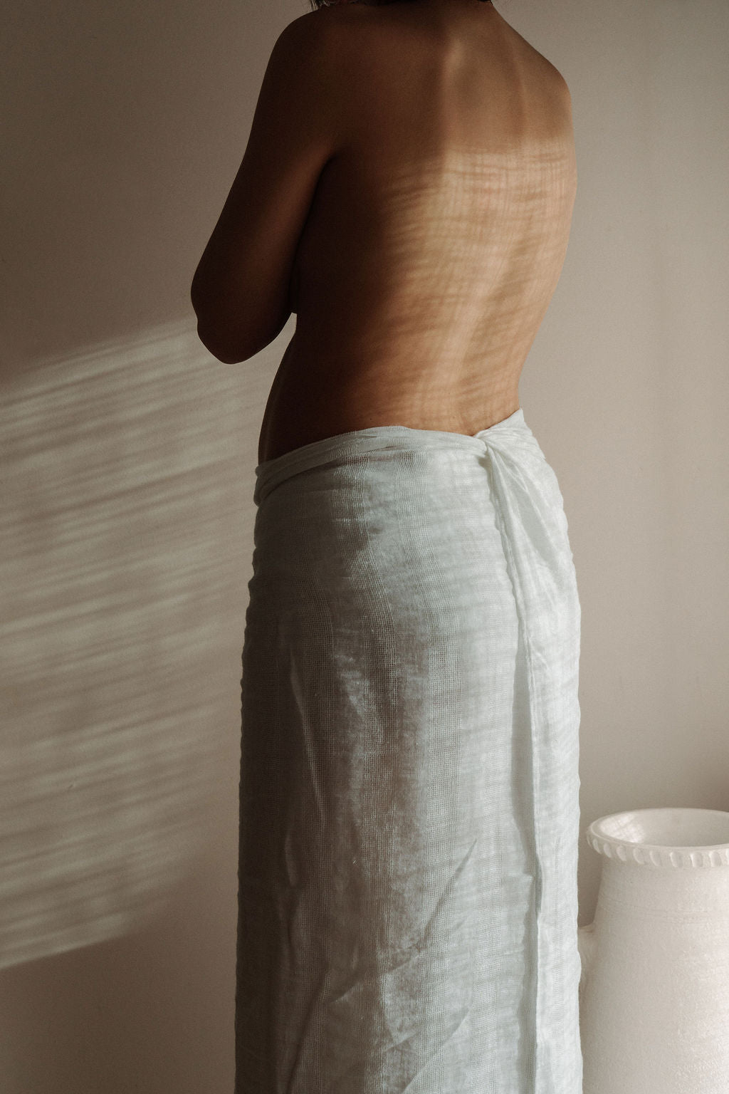 Ophelia Sarong White