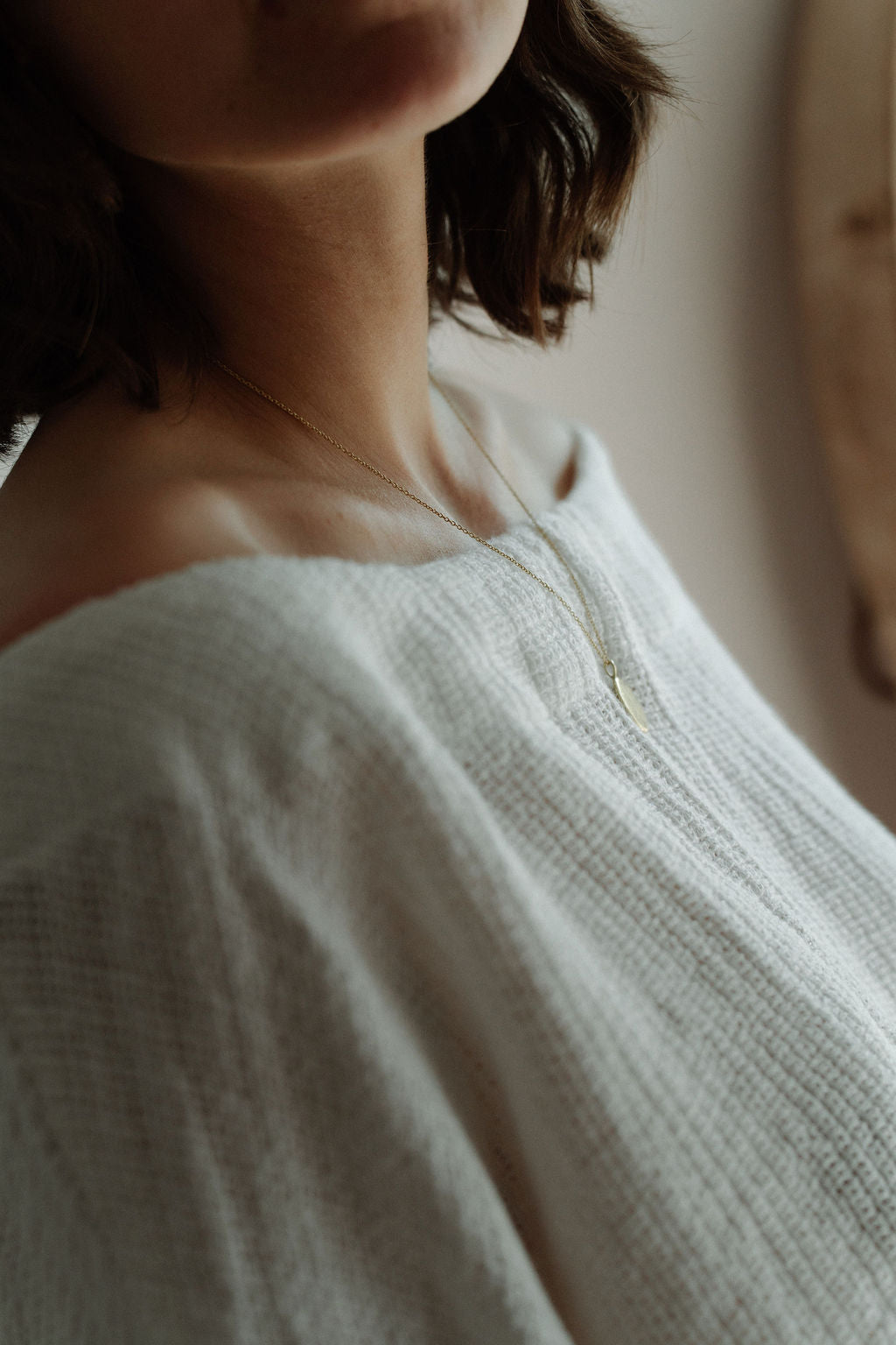 Olive Top Heavyweight White