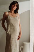 Esme Stonewashed Dress Natural